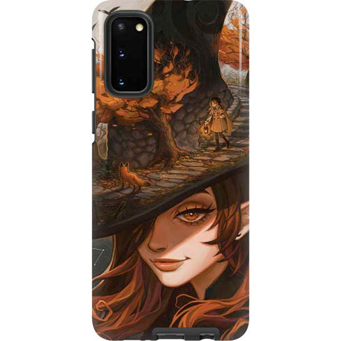 Halloween Pumpkin Witch with Fox by Ivy Dolamore Galaxy S20 Pro Case