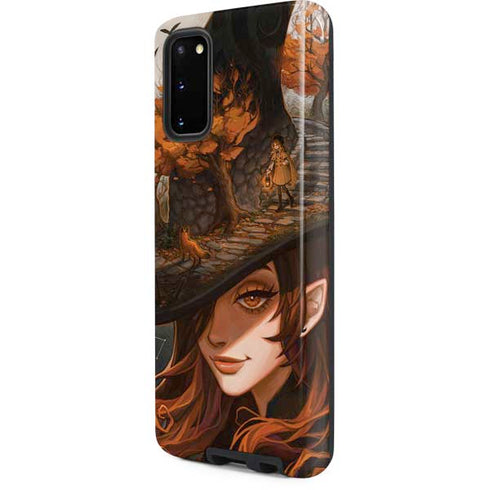 Halloween Pumpkin Witch with Fox by Ivy Dolamore Galaxy S20 Pro Case