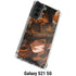 Halloween Pumpkin Witch with Fox by Ivy Dolamore Galaxy S21 5G Clear Case