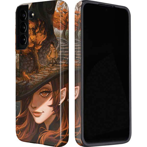 Halloween Pumpkin Witch with Fox by Ivy Dolamore Galaxy S22 Plus Pro Case