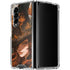 Halloween Pumpkin Witch with Fox by Ivy Dolamore Galaxy Z Fold4 5G Clear Case