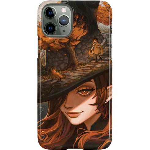 Halloween Pumpkin Witch with Fox by Ivy Dolamore iPhone 11 Pro Lite Case