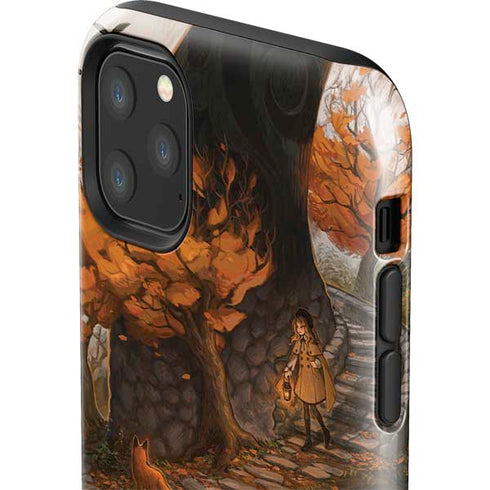 Halloween Pumpkin Witch with Fox by Ivy Dolamore iPhone 11 Pro Max Impact Case