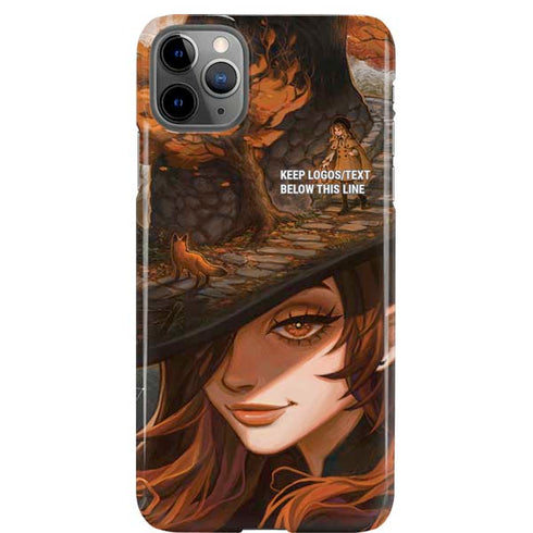 Halloween Pumpkin Witch with Fox by Ivy Dolamore iPhone 11 Pro Max Lite Case