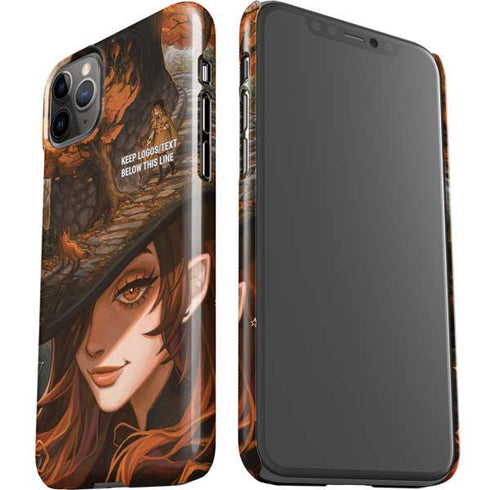 Halloween Pumpkin Witch with Fox by Ivy Dolamore iPhone 11 Pro Max Lite Case