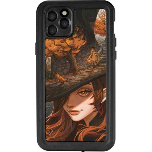 Halloween Pumpkin Witch with Fox by Ivy Dolamore iPhone 11 Pro Max Waterproof Case