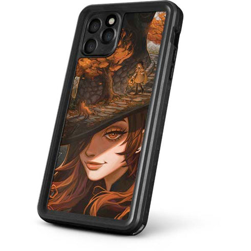 Halloween Pumpkin Witch with Fox by Ivy Dolamore iPhone 11 Pro Max Waterproof Case