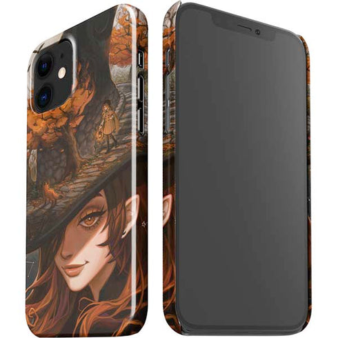 Halloween Pumpkin Witch with Fox by Ivy Dolamore iPhone 12 Mini Lite Case