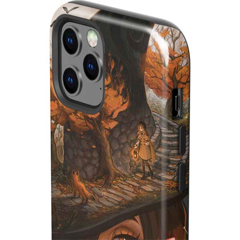 Halloween Pumpkin Witch with Fox by Ivy Dolamore iPhone 12 Pro Impact Case