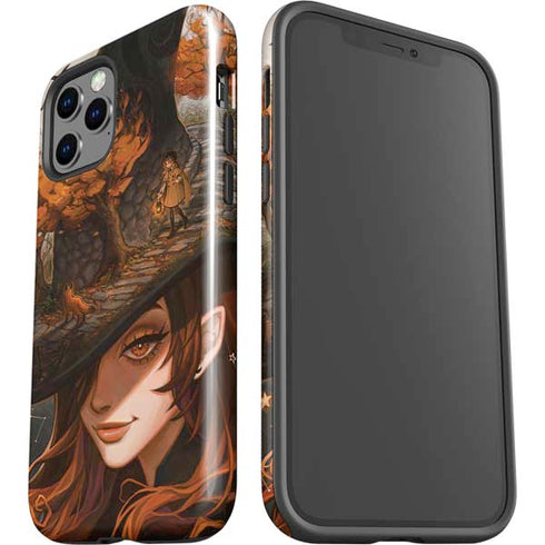 Halloween Pumpkin Witch with Fox by Ivy Dolamore iPhone 12 Pro Impact Case