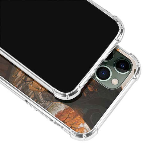 Halloween Pumpkin Witch with Fox by Ivy Dolamore iPhone 12 Pro Max Clear Case