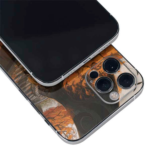 Halloween Pumpkin Witch with Fox by Ivy Dolamore iPhone 12 Pro Max Skin