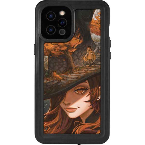 Halloween Pumpkin Witch with Fox by Ivy Dolamore iPhone 12 Pro Max Waterproof Case