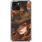 Halloween Pumpkin Witch with Fox by Ivy Dolamore iPhone 13 Mini Clear Case