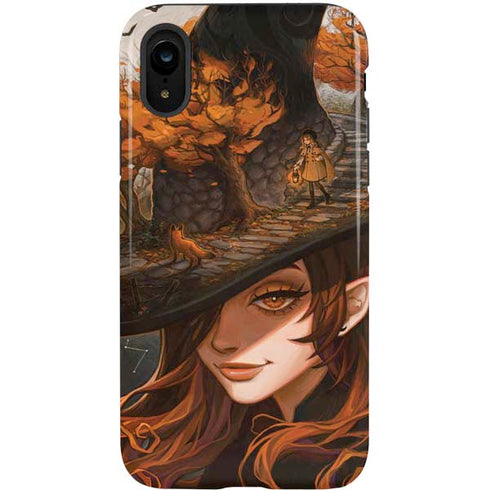 Halloween Pumpkin Witch with Fox by Ivy Dolamore iPhone XR Pro Case