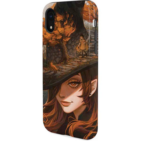 Halloween Pumpkin Witch with Fox by Ivy Dolamore iPhone XR Pro Case