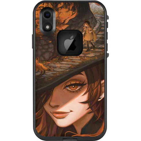 Halloween Pumpkin Witch with Fox by Ivy Dolamore LifeProof Fre iPhone Skin