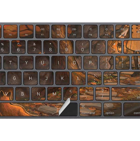 Halloween Pumpkin Witch with Fox by Ivy Dolamore Magic Keyboard with Numeric Keypad Skin