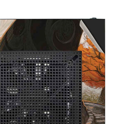 Halloween Pumpkin Witch with Fox by Ivy Dolamore NZXT H510 Compact ATX Mid-Tower Case Skin
