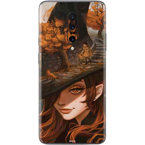 Halloween Pumpkin Witch with Fox by Ivy Dolamore OnePlus 7 Pro Skin