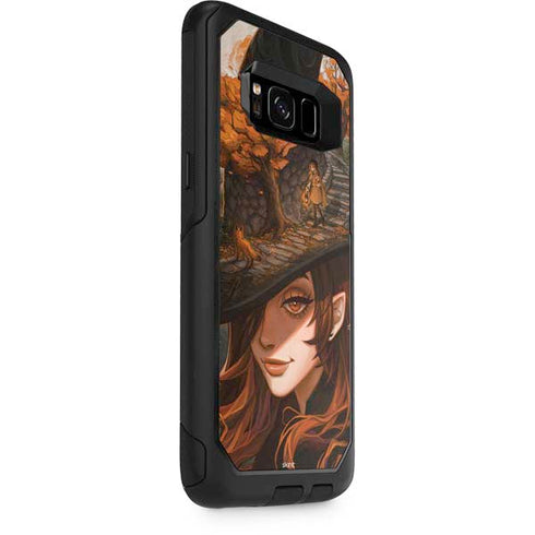 Halloween Pumpkin Witch with Fox by Ivy Dolamore Otterbox Commuter Galaxy Skin