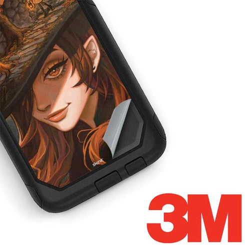 Halloween Pumpkin Witch with Fox by Ivy Dolamore Otterbox Commuter Galaxy Skin