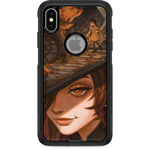 Halloween Pumpkin Witch with Fox by Ivy Dolamore Otterbox Commuter iPhone Skin