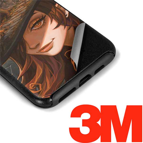 Halloween Pumpkin Witch with Fox by Ivy Dolamore Otterbox Symmetry iPhone Skin
