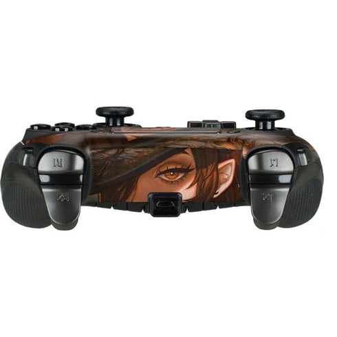 Halloween Pumpkin Witch with Fox by Ivy Dolamore PlayStation Scuf Vantage 2 Controller Skin