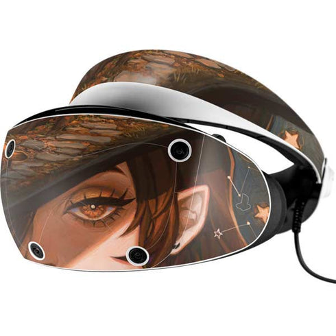 Halloween Pumpkin Witch with Fox by Ivy Dolamore PlayStation VR2 Skin