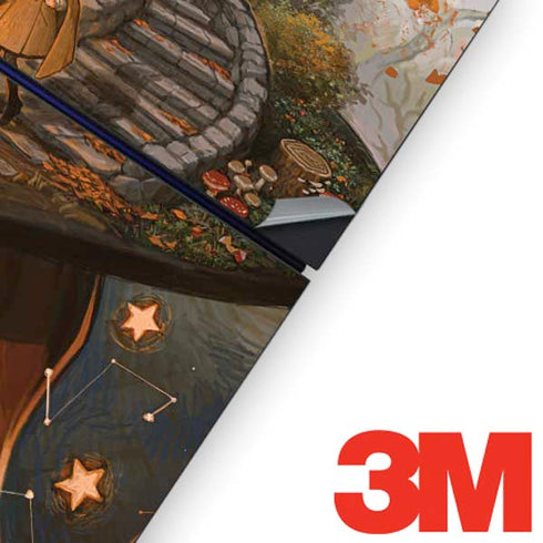 Halloween Pumpkin Witch with Fox by Ivy Dolamore PS4 Console and Controller Bundle Skin