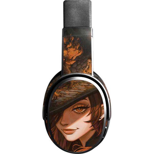 Halloween Pumpkin Witch with Fox by Ivy Dolamore Skullcandy Crusher Wireless Skin
