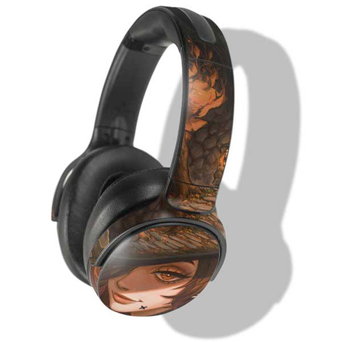 Halloween Pumpkin Witch with Fox by Ivy Dolamore Skullcandy Venue Skin