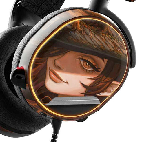 Halloween Pumpkin Witch with Fox by Ivy Dolamore SteelSeries Arctis 5 Skin