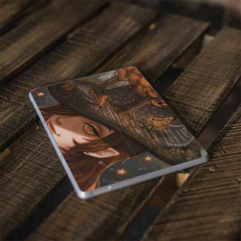 Halloween Pumpkin Witch with Fox by Ivy Dolamore Surface Go Skin