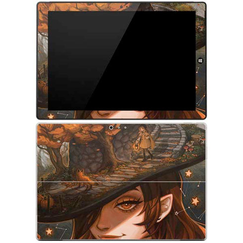 Halloween Pumpkin Witch with Fox by Ivy Dolamore Surface Pro 3 Skin