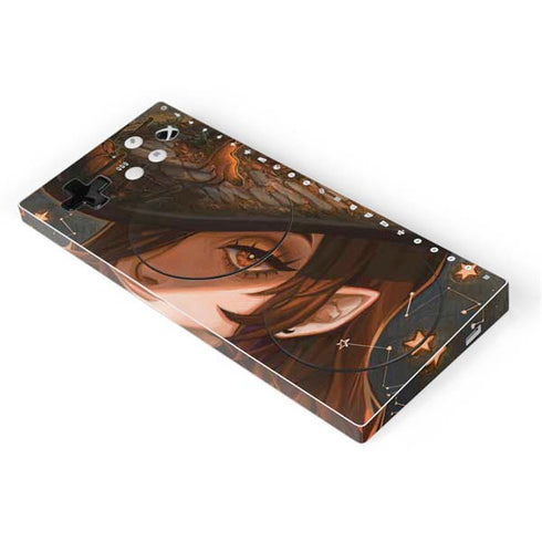Halloween Pumpkin Witch with Fox by Ivy Dolamore Xbox Adaptive Controller Skin