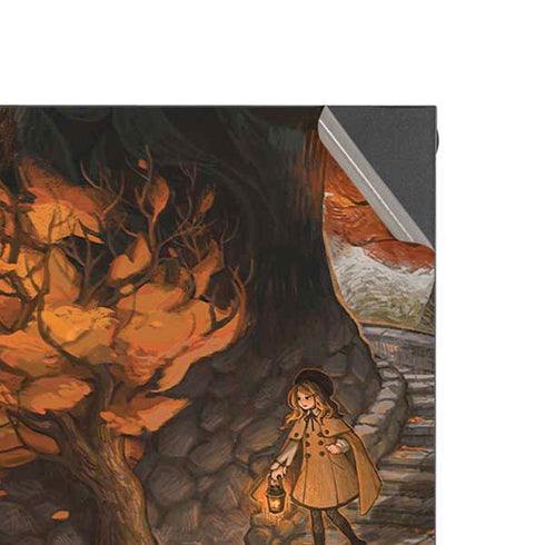 Halloween Pumpkin Witch with Fox by Ivy Dolamore Xbox Series X Console Skin