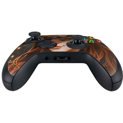 Halloween Pumpkin Witch with Fox by Ivy Dolamore Xbox Series X Controller Skin