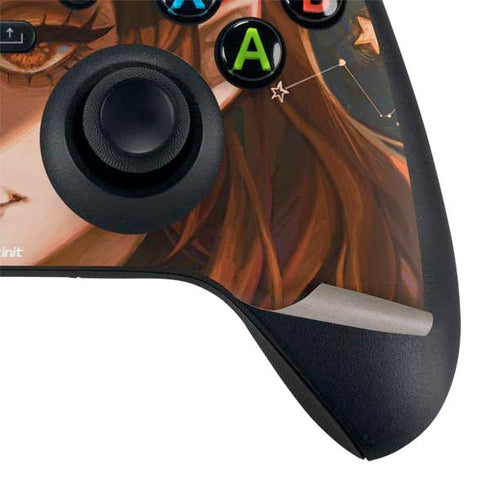 Halloween Pumpkin Witch with Fox by Ivy Dolamore Xbox Series X Controller Skin