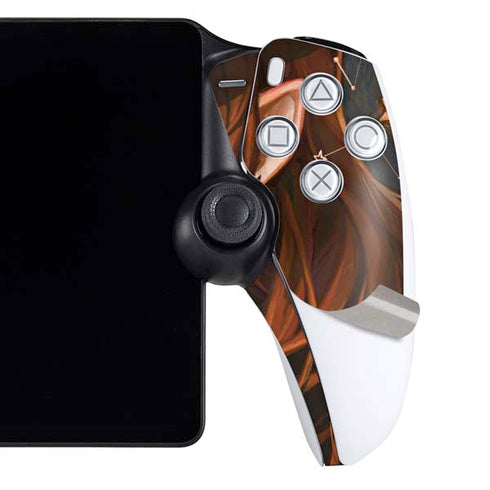 Halloween Pumpkin Witch with Fox by Ivy Dolamore PlayStation Portal Remote Player Skin