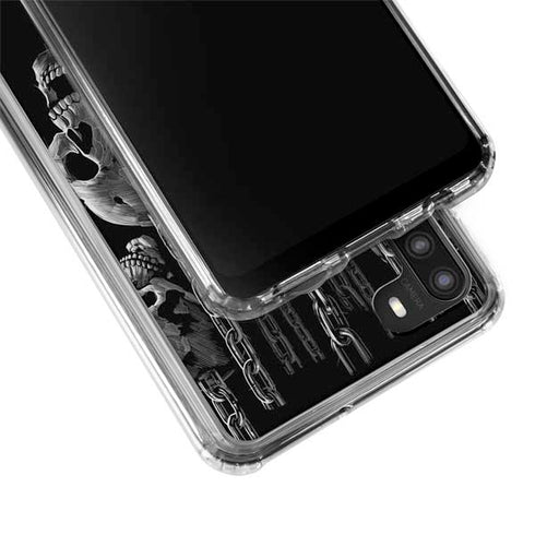 Liquid Blue Hanging Out Galaxy A21 Clear Case