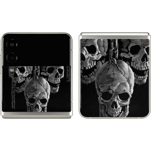 Liquid Blue Hanging Out Galaxy Z Flip3 5G Skin