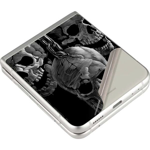 Liquid Blue Hanging Out Galaxy Z Flip3 5G Skin