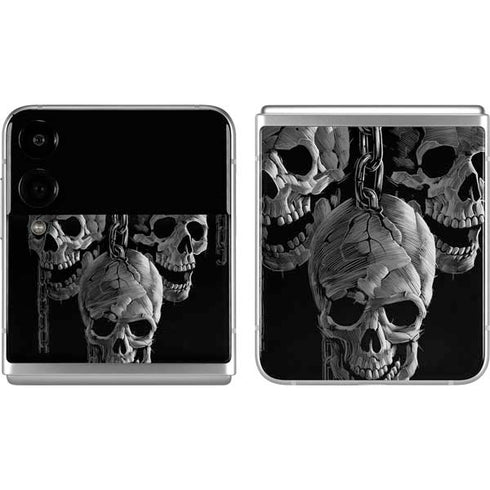 Liquid Blue Hanging Out Galaxy Z Flip4 5G Skin