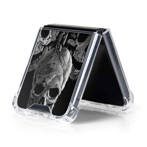 Liquid Blue Hanging Out Galaxy Z Flip5 5G Clear Case