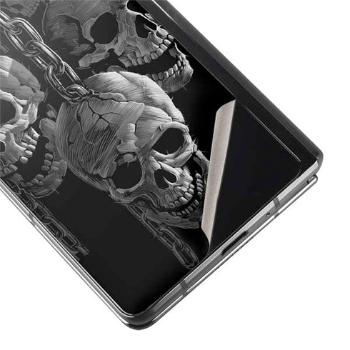 Liquid Blue Hanging Out Galaxy Z Fold2 5G Skin