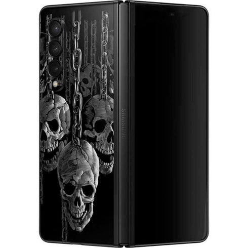 Liquid Blue Hanging Out Galaxy Z Fold3 5G Skin