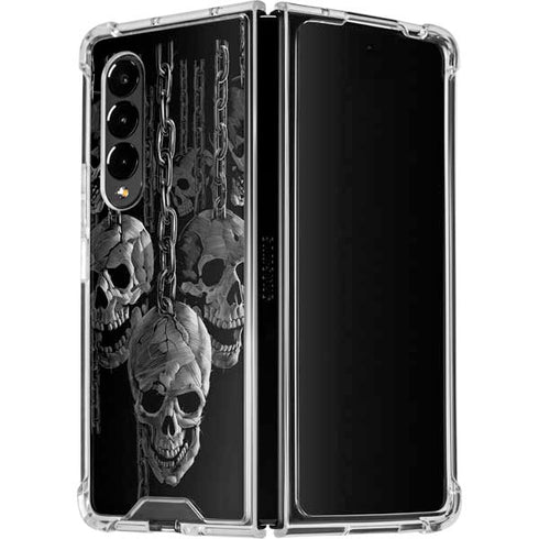 Liquid Blue Hanging Out Galaxy Z Fold4 5G Clear Case