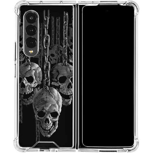 Liquid Blue Hanging Out Galaxy Z Fold4 5G Clear Case